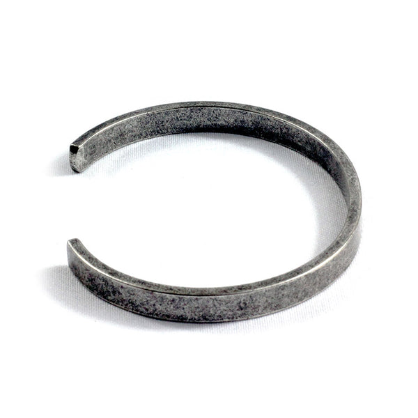 Warren Peace - Reaper Classic Bangle in Antique Silver - Designer Streetwear