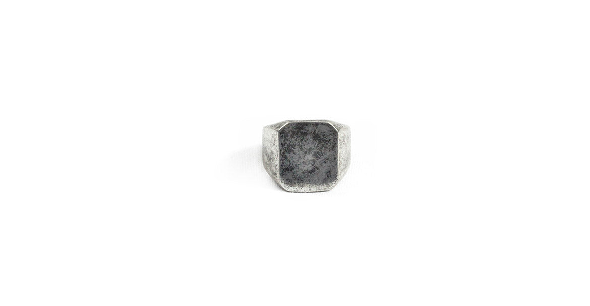 Warren Peace - Reaper Club Ring in Antique Silver - Designer Streetwear