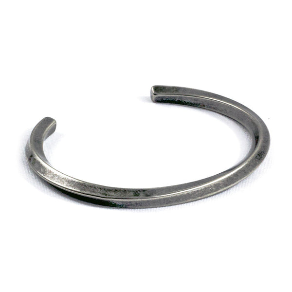 Warren Peace - Reaper Warp Bangle in Antique Silver - Designer Streetwear