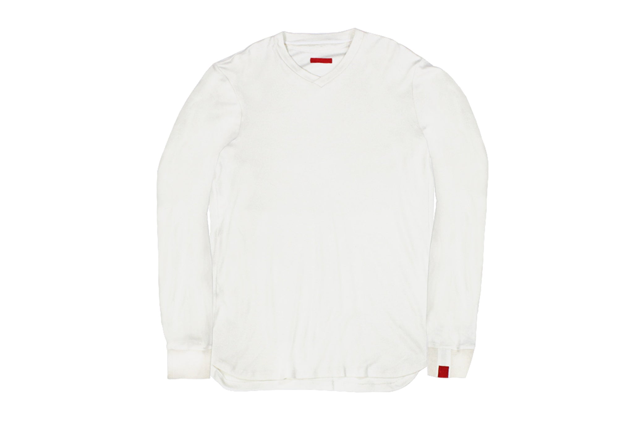 Warren Peace - Remy Long Sleeve T-Shirt in White Front - Designer Streetwear