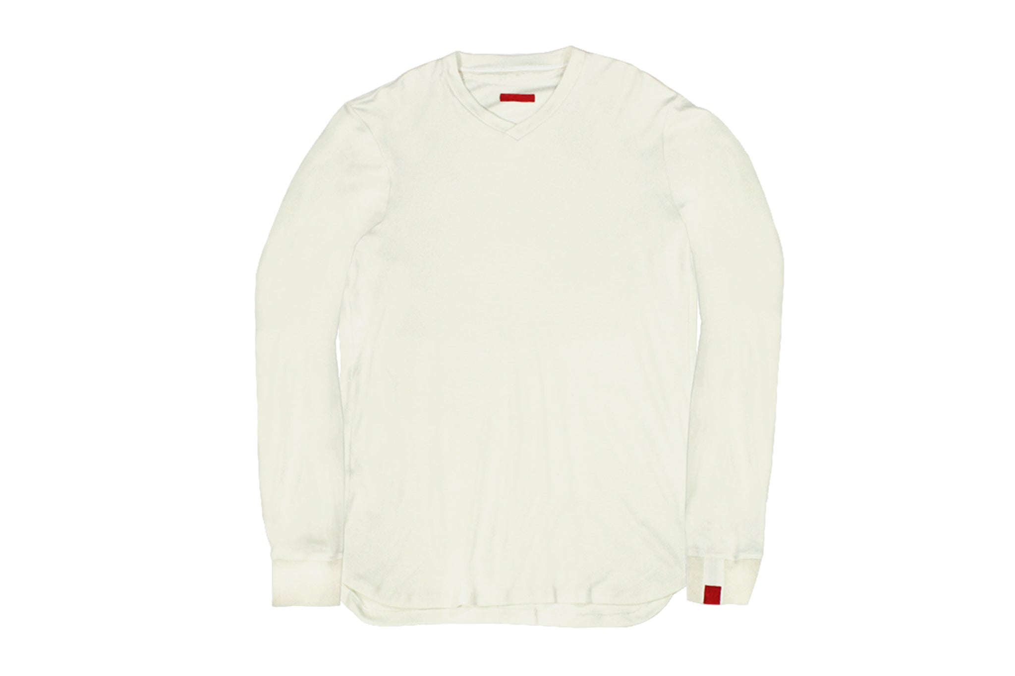 Warren Peace - Remy Long Sleeve T-Shirt in Fog Front - Designer Streetwear