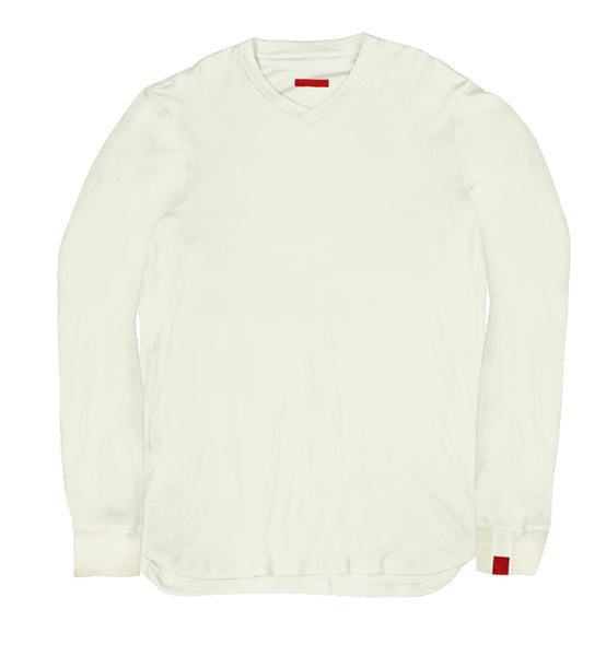 Warren Peace - Remy Long Sleeve T-Shirt in Fog Cover - Designer Streetwear