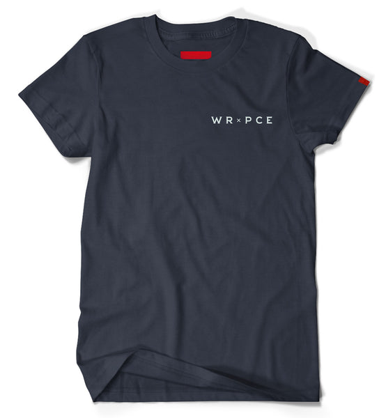 Warren Peace - School of the Gifted Graphic T-Shirt in Navy Cover - Designer Streetwear