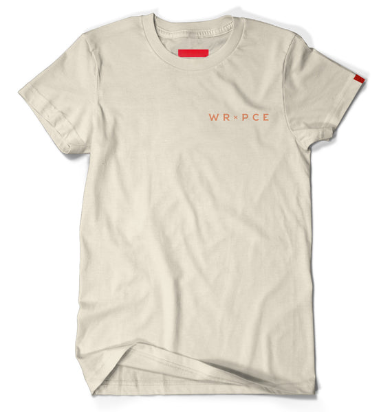 Warren Peace - School of the Gifted Graphic T-Shirt in Sand Cover - Designer Streetwear
