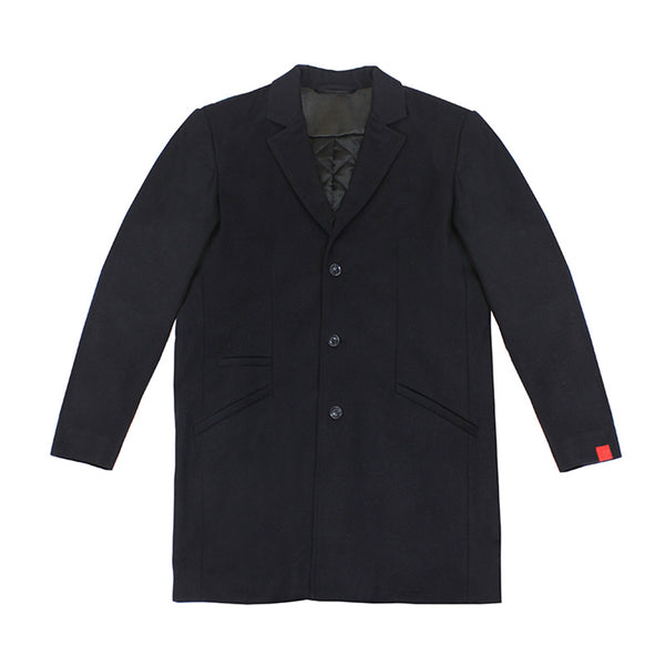 Saint Topcoat in Navy Cover - Warren Peace - Designer Streetwear
