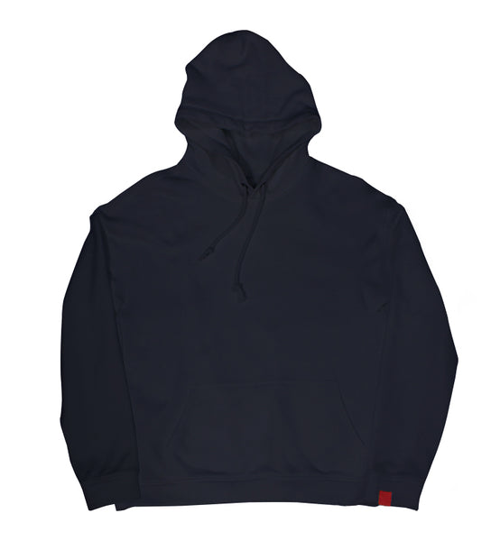 Warren Peace - Doom Pullover Hoodie in Navy Cover - Designer Streetwear