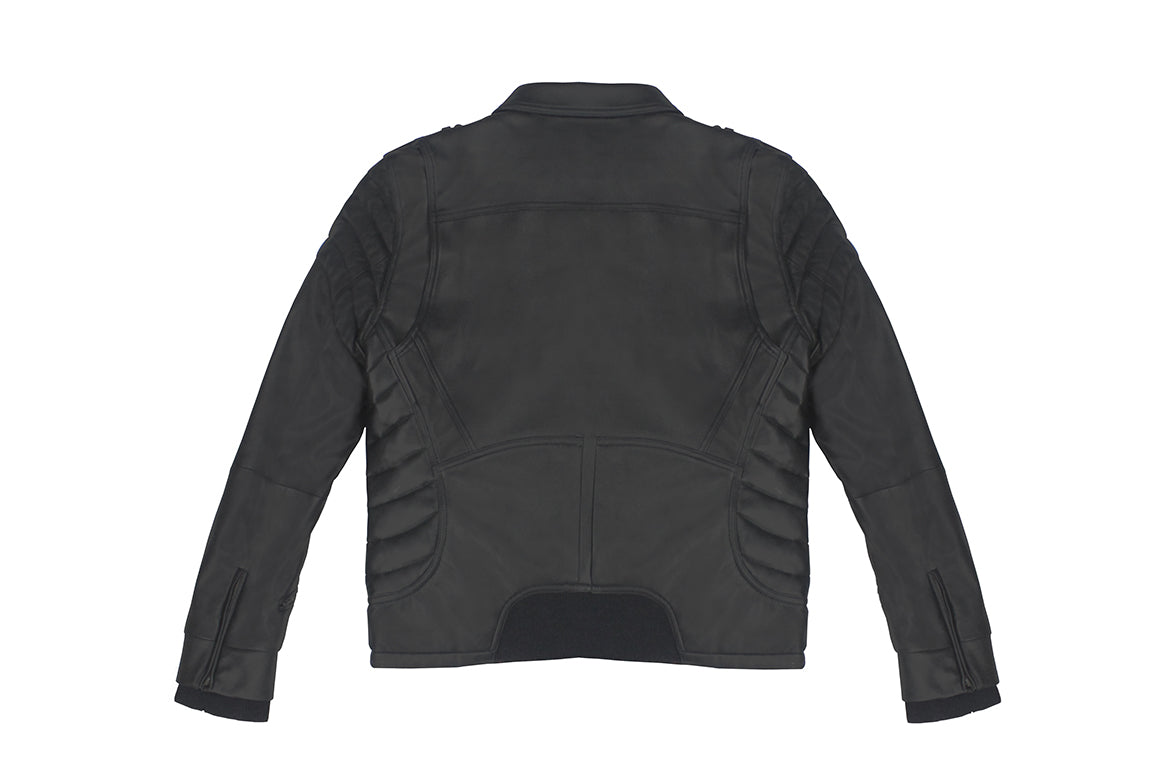 Warren Peace - Black Lamb Reaper Rider Jacket Back - Designer Streetwear