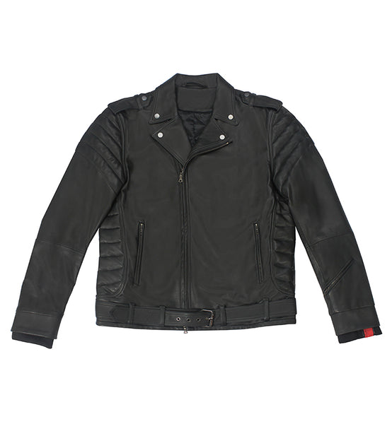Warren Peace - Black Lamb Reaper Rider Jacket Cover - Designer Streetwear